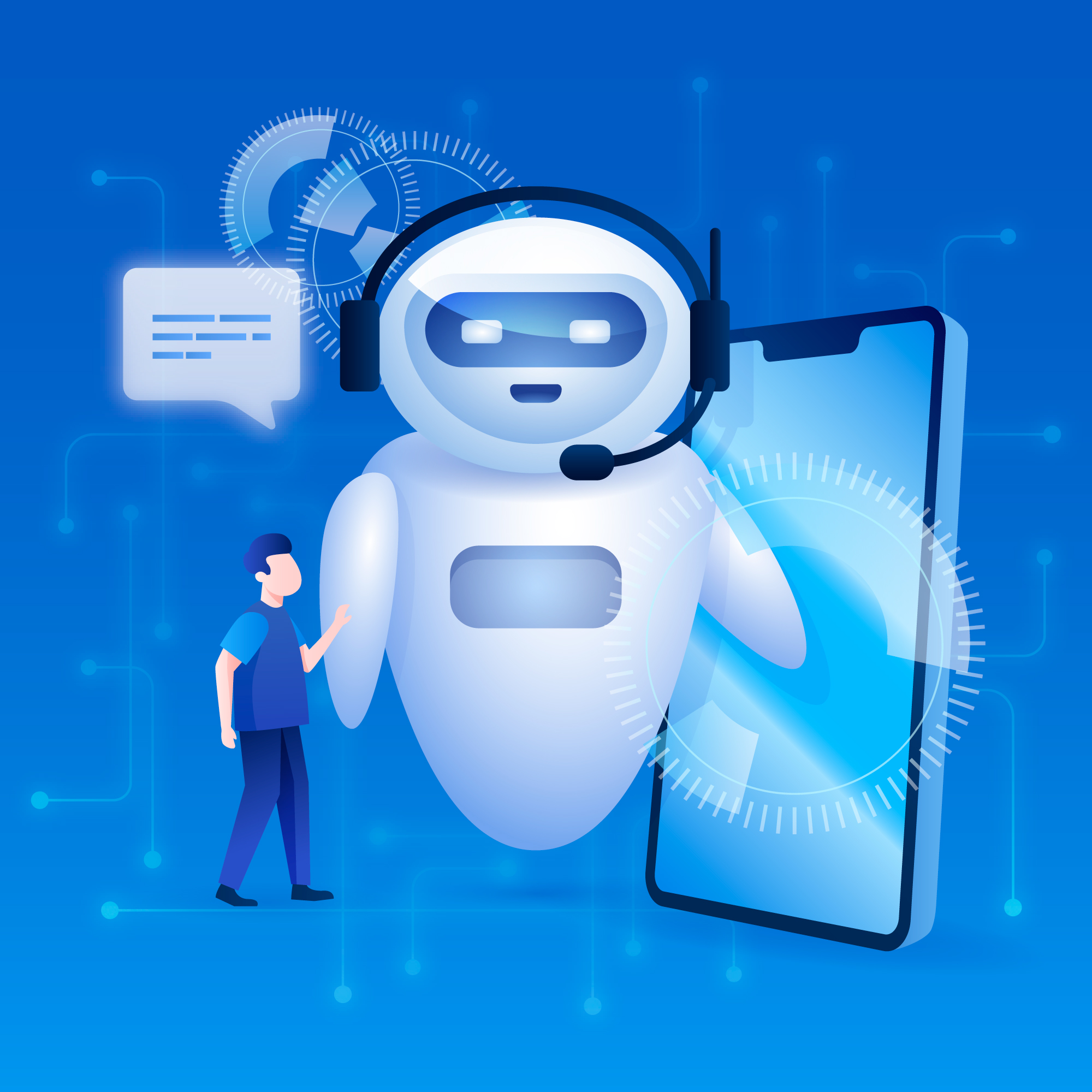 Ai futuristic robot